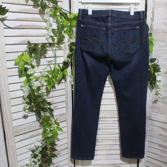 7 For All Mankind Button Fly Josefina Jeans (989) - Picture 6 of 11